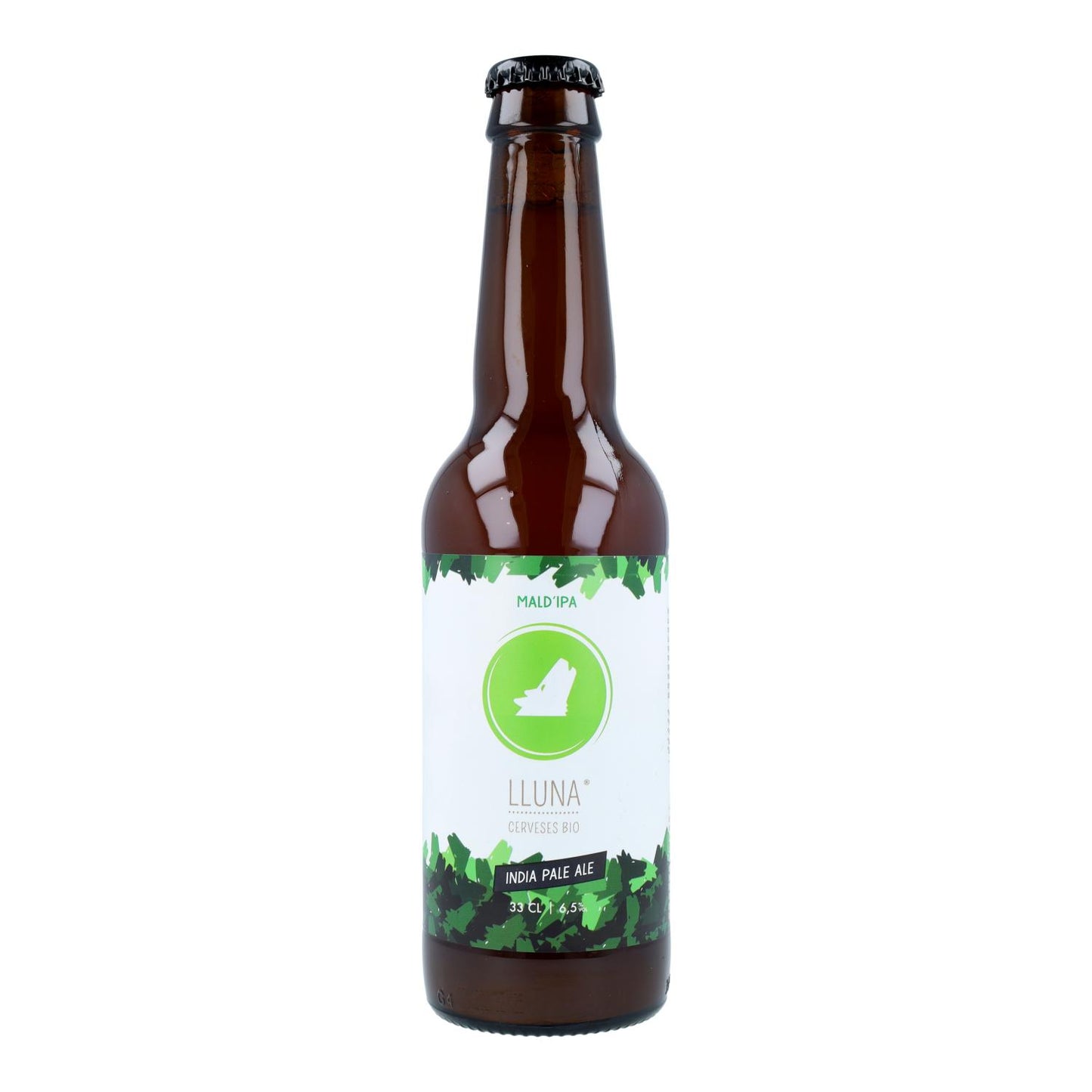Cerveza Lluna Mald'Ipa con gluten Cerveses Lluna 33cl