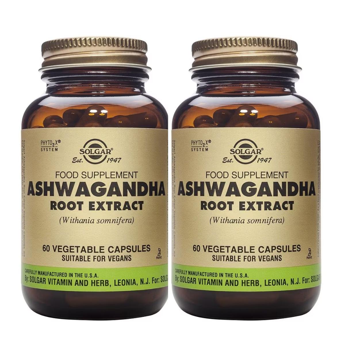 Pack 2 x Ashwagandha 60 cápsulas vegetales