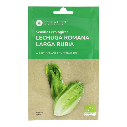 Semillas de Lechuga Romana ecológicas Planeta Huerto