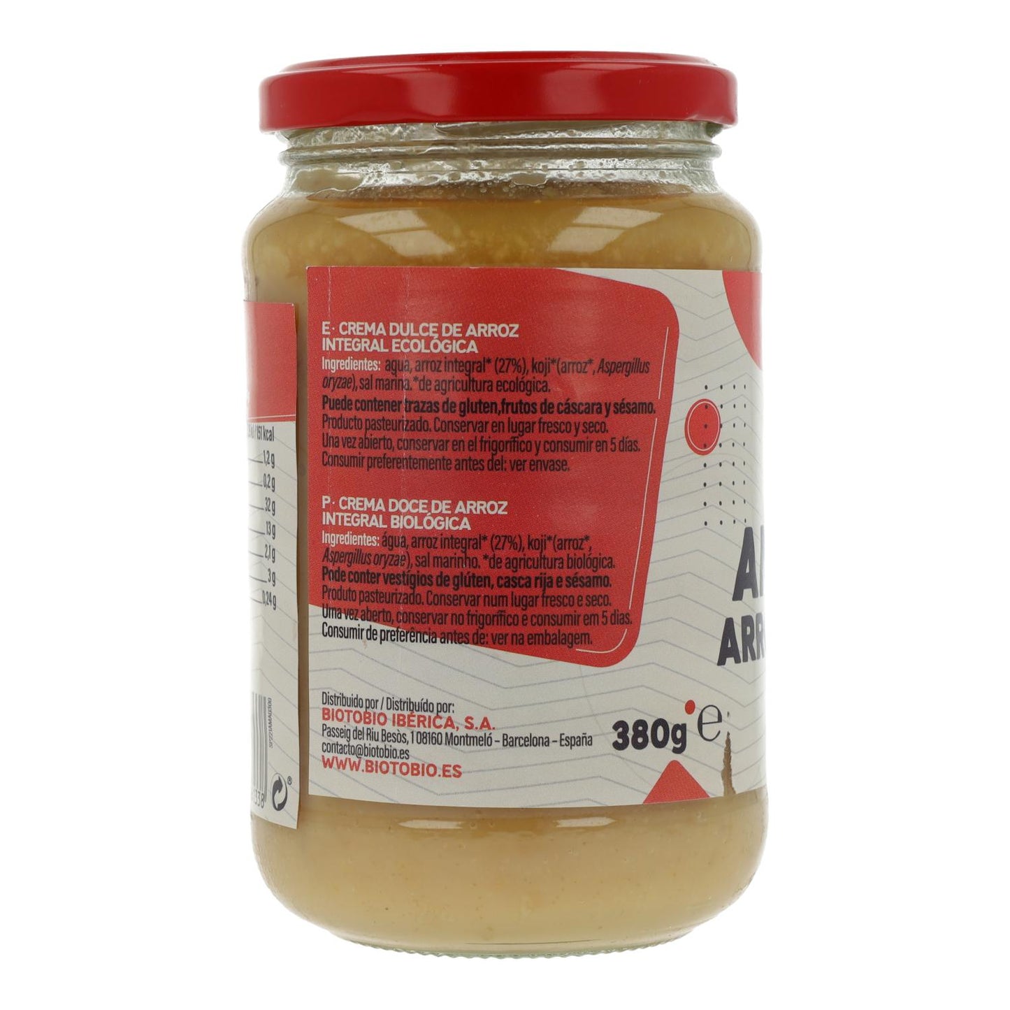 Amasake de Arroz Integral La Finestra Sul Cielo 380 g