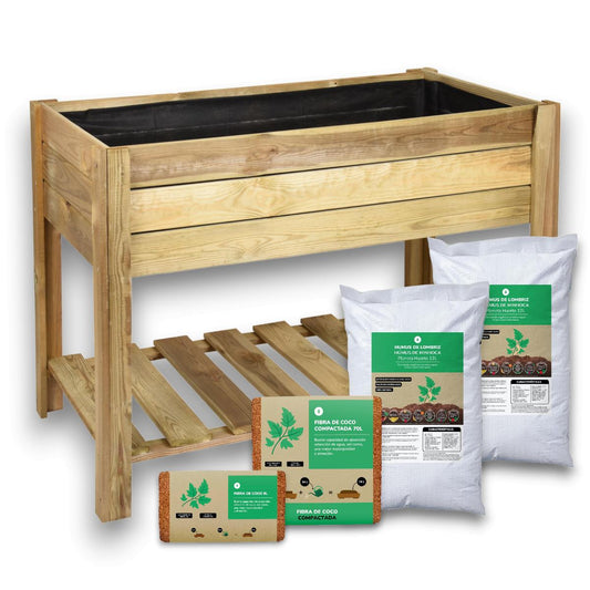 Pack de Huerto urbano Faura + Sustrato Planeta Huerto