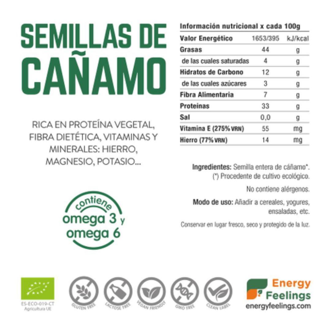 Cáñamo ECO semilla Doypack 500 g