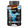 Glucosamina con Condroitina MSM Boswellia Vitaminas C y D3 Sevens Nutrition 180 cápsulas