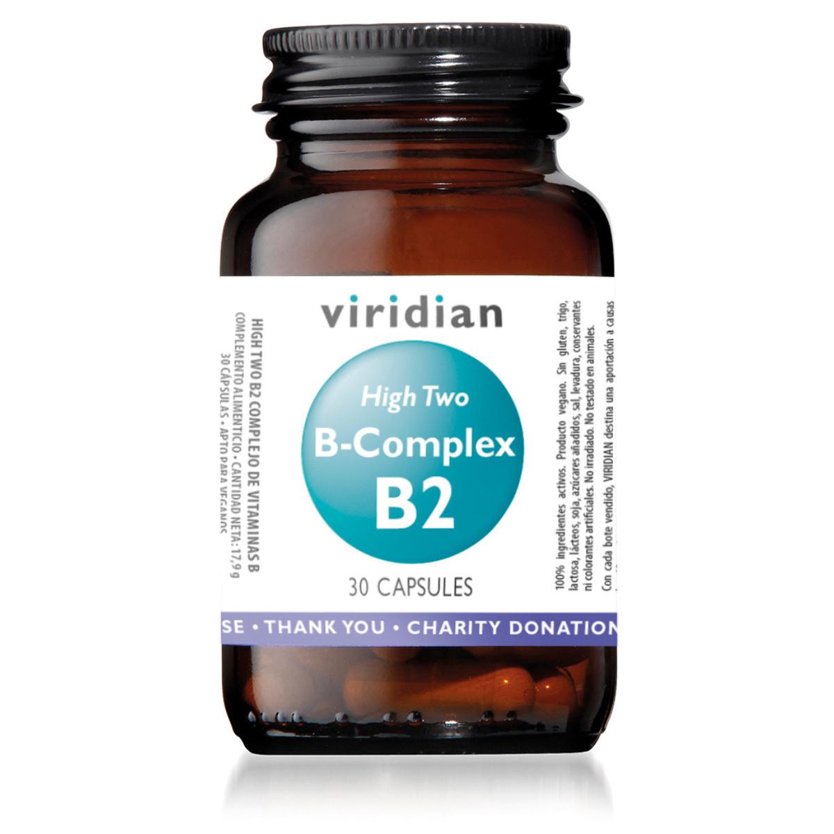 High Two B-Complex B2 30 cápsulas veganas