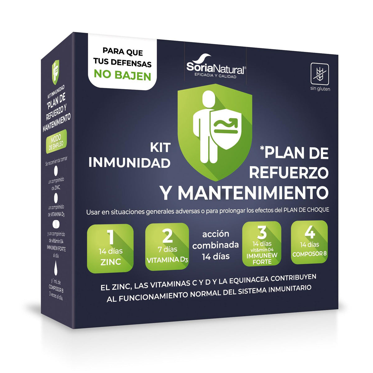 Kit inmunitario mantenimiento, Soria Natural