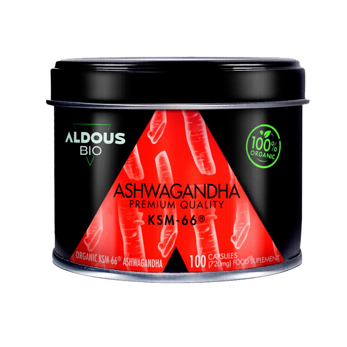 ASHWAGANDHA KSM66, 100 cap. Aldous Bio