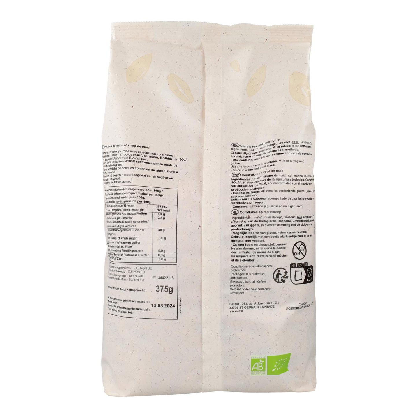 Corn Flakes Celnat 375 g
