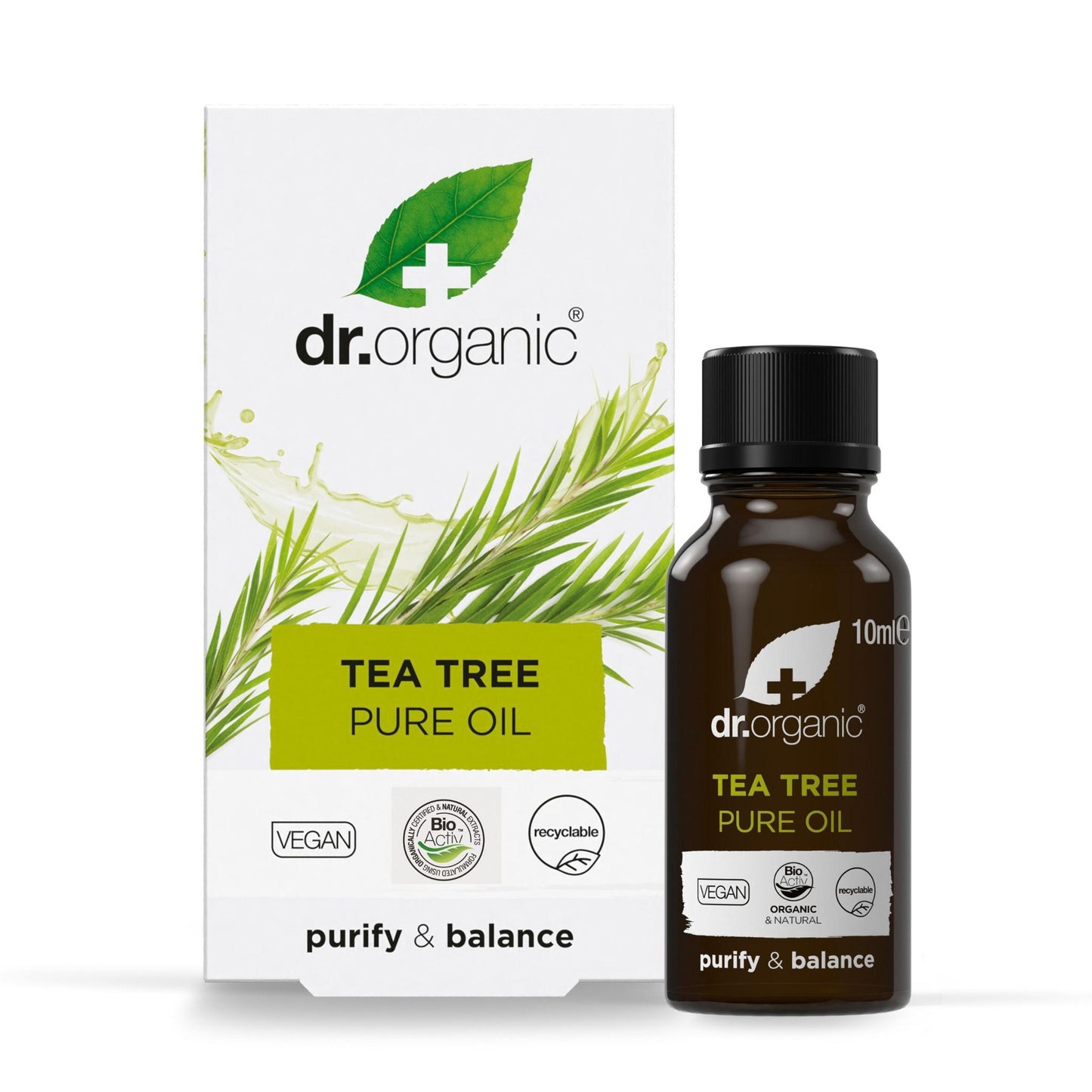 Aceite Puro de Arbol Del Te Organico 10 ml Dr. Organic