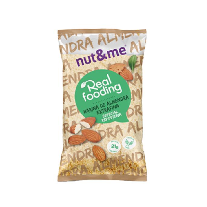 Harina Realfooding de almendra extrafina (especial pastelería) Nut&me 1 kg