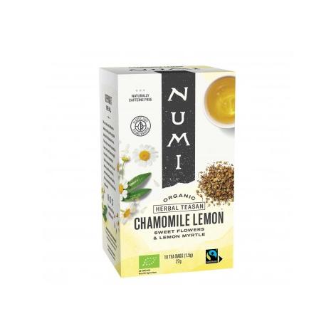 Infusión Manzanilla y Limón BIO Comercio Justo NUMI 18 bolsas 27 g