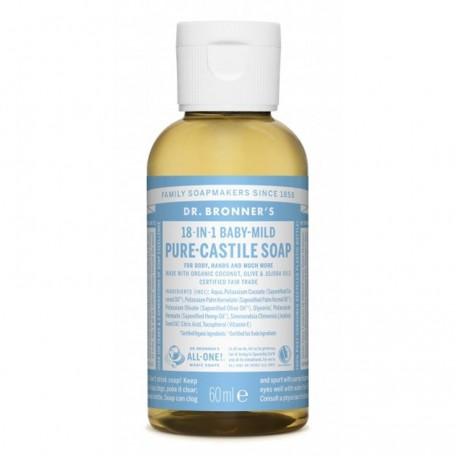 Jabón líquido Bebés  Neutral Dr. Bronners 60 ml