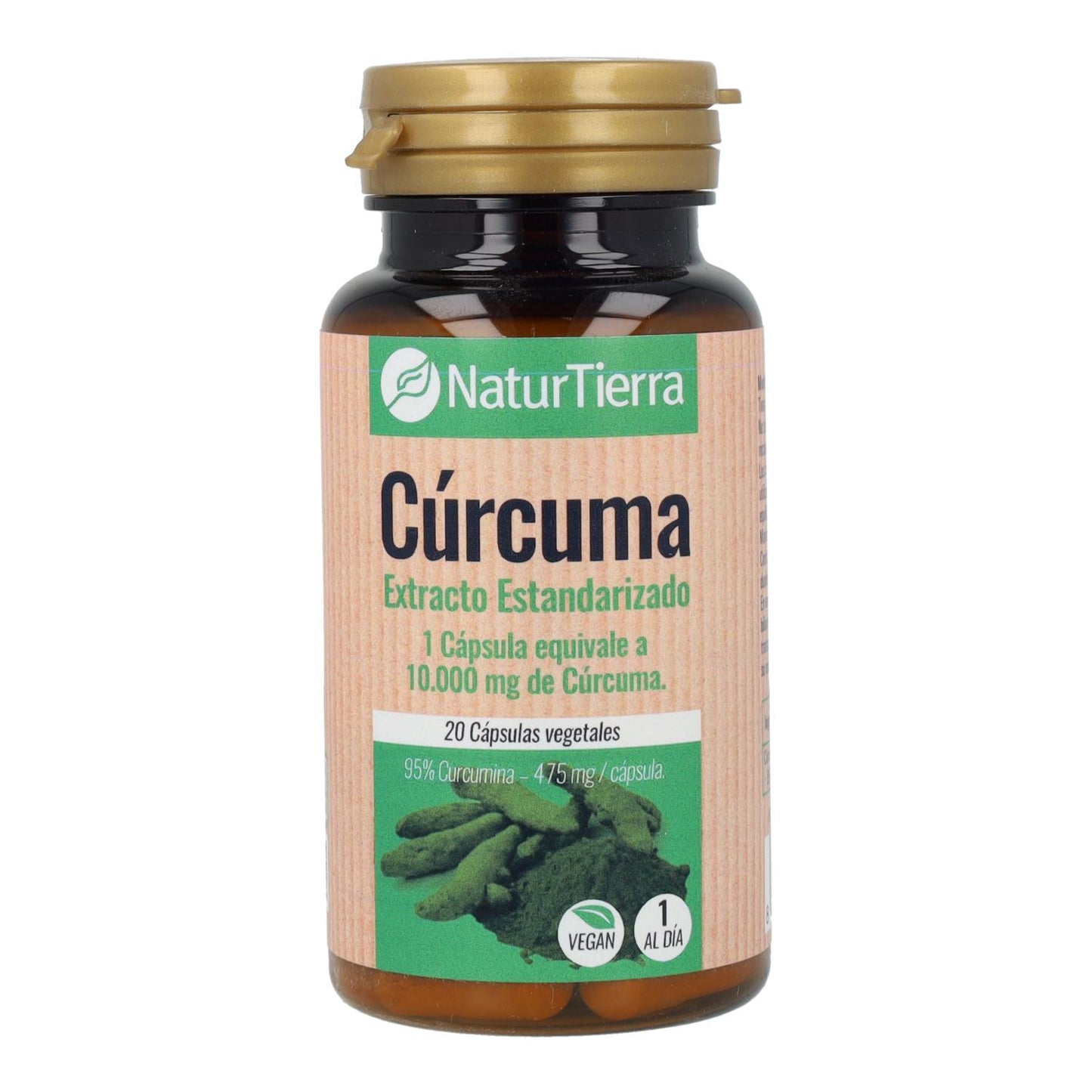 Cúrcuma NaturTierra 20 cápsulas vegetales