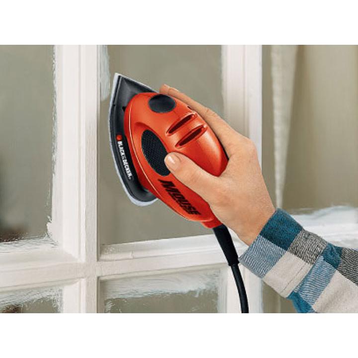 Lijadora Mouse Black+Decker 55W + bolsa y accesorios KA161BC-QS