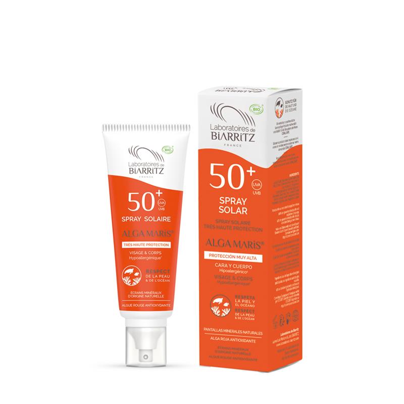 Protector Solar en Spray Cara & Cuerpo SPF 50 Alga Maris 100 ml