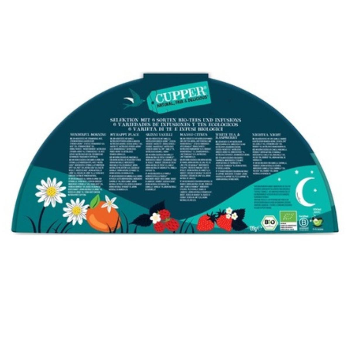Caja regalo infusiones y tés Bio Cupper 78 bolsas