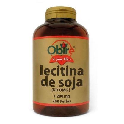 Lecitina de soja 1200 mg Obire 200 cápsulas