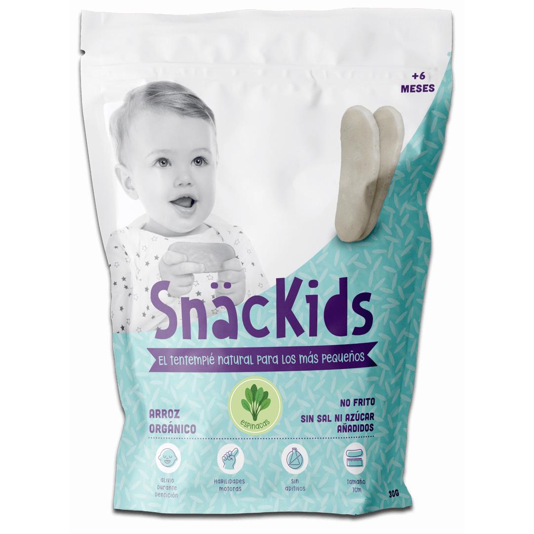 Snack ecológico para bebé +6 meses Biscotes Arroz y Espinacas