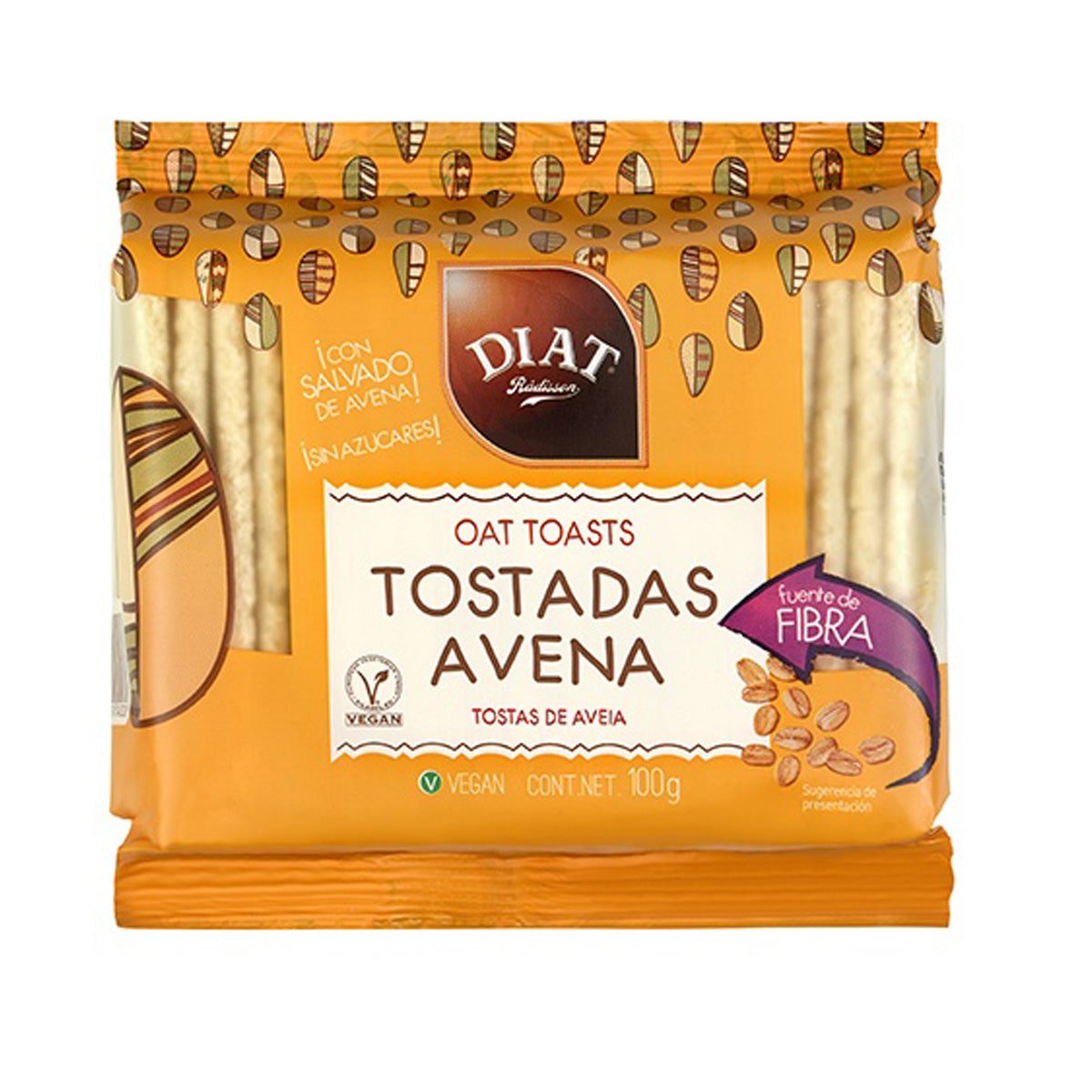 Tostadas de avena Diat 100 g