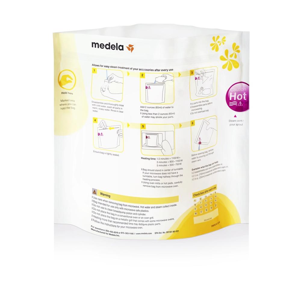 Bolsas para Microondas Quick Clean 5 uds Medela