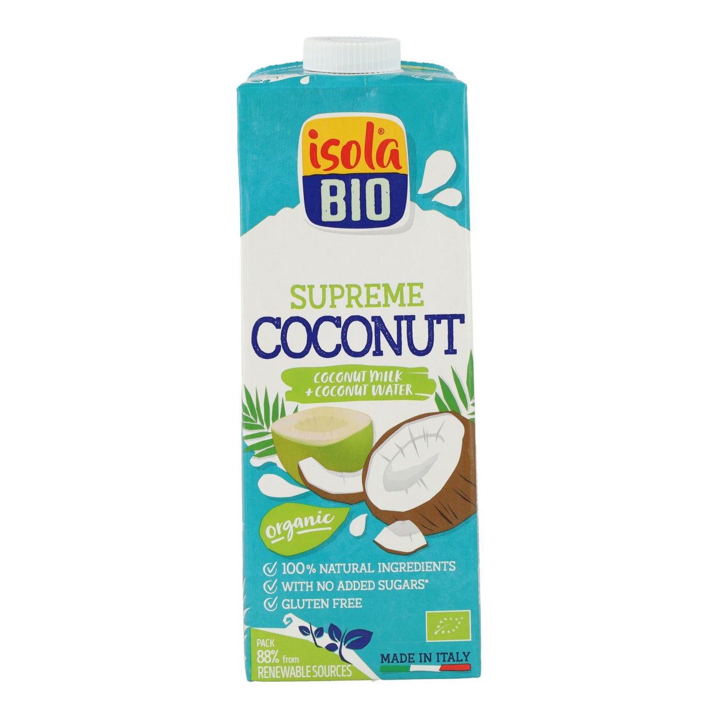 Pack 6 uds Bebida de Coco Supreme Bio Isola Bio 1L