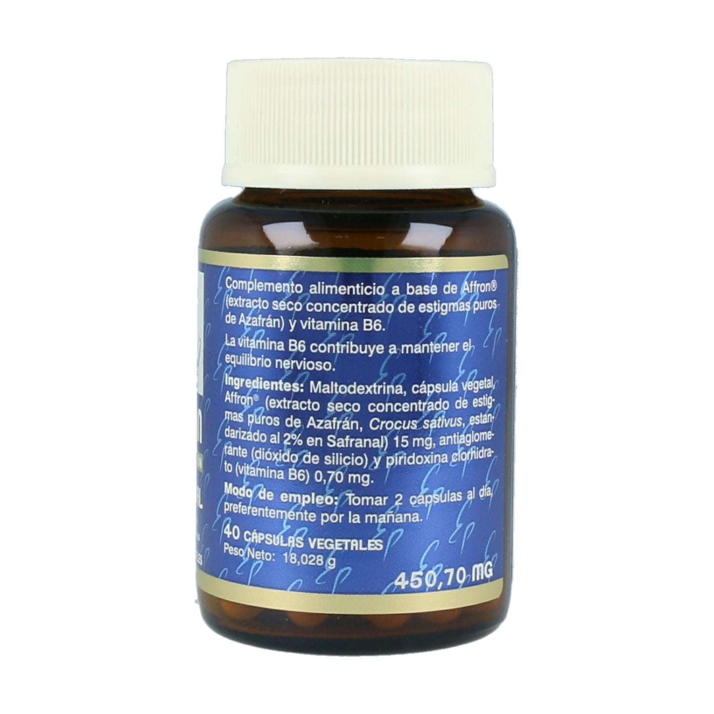 Estado Puro Azafran 2% Safranal Tongil 40 Caps