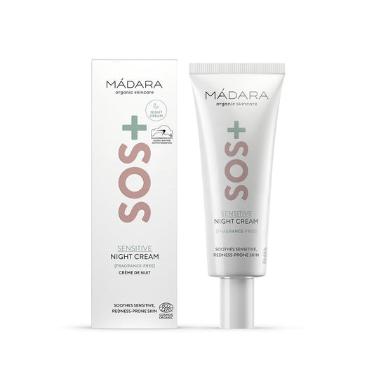 Sos+ Sensitive Crema De Noche Madara   70 Ml