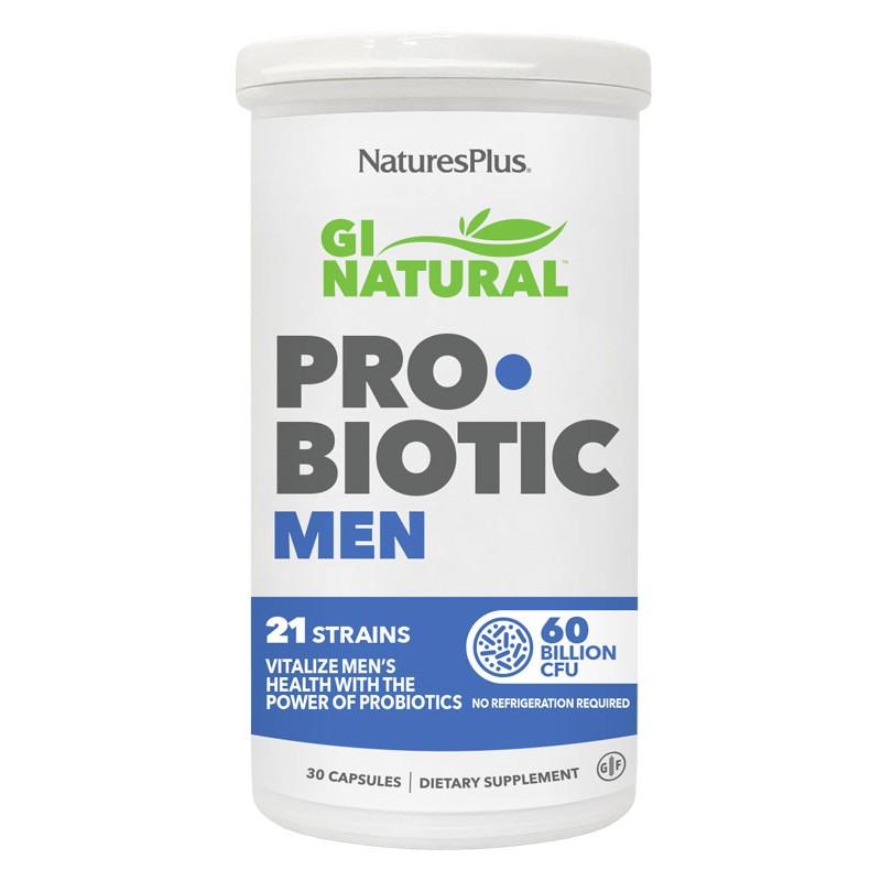 Probiótico Gi Natural hombre Nature's Plus 30 cápsulas