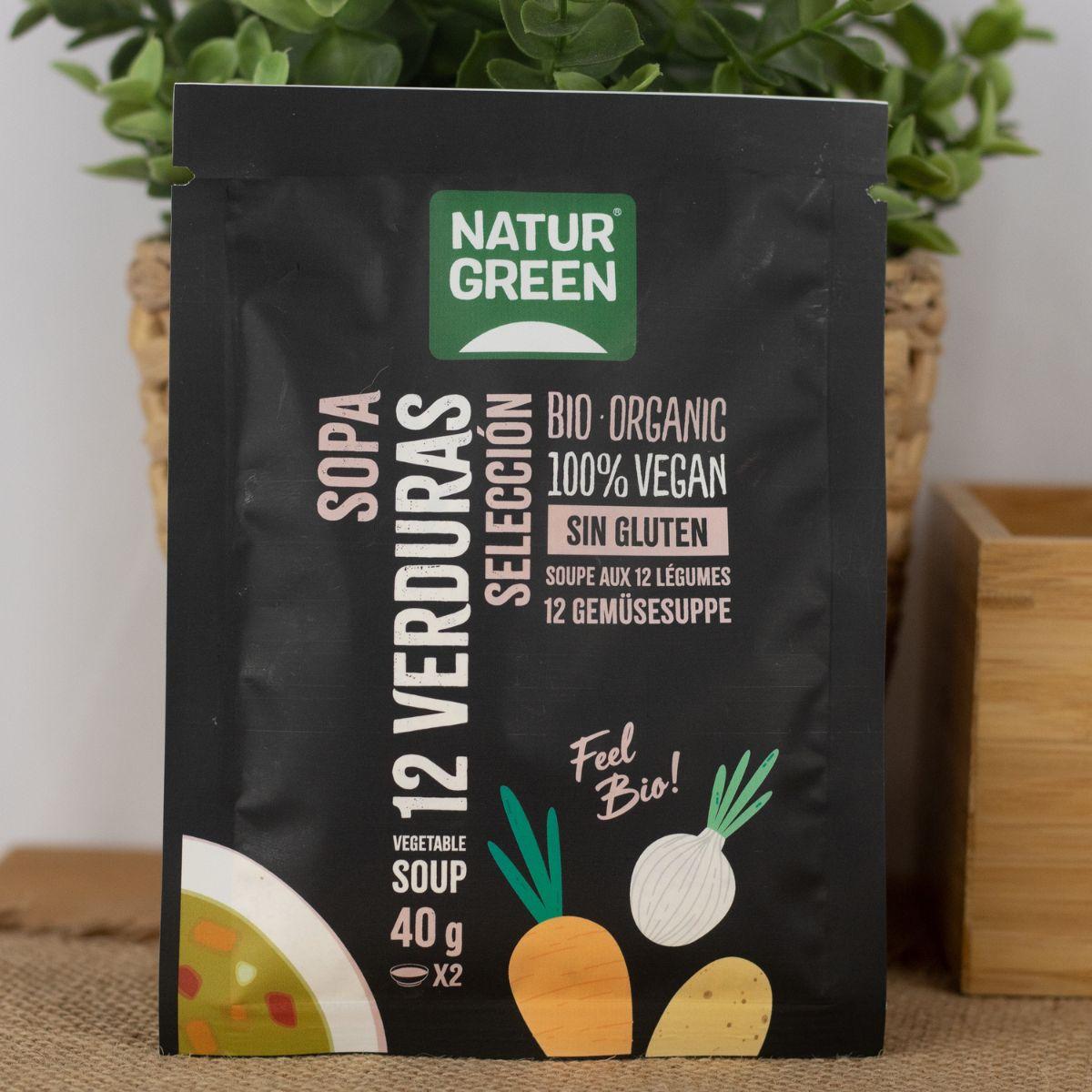 Sopa 12 Verduras Selección Naturgreen, 40g