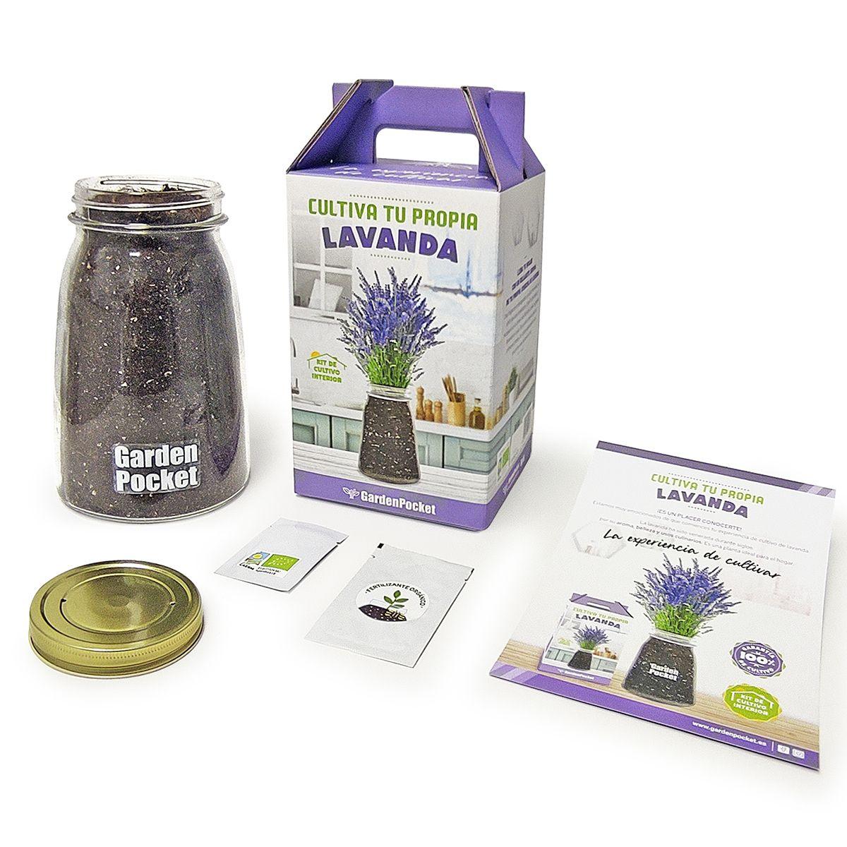 Kit Cultiva en Interior tu Propia Lavanda, Garden Pocket