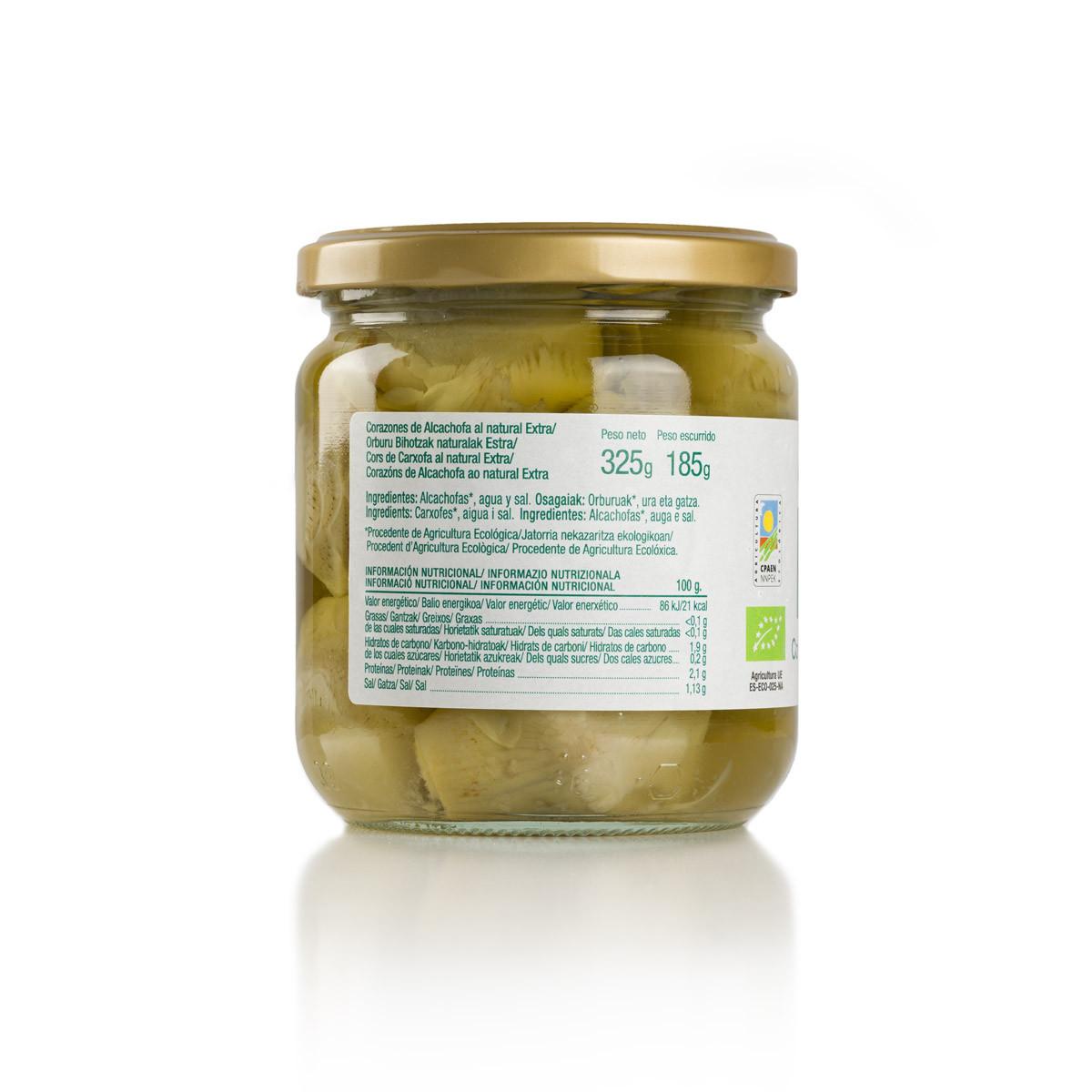 Alcachofas Ecológicas Enteras BIO Ekolo 325 g