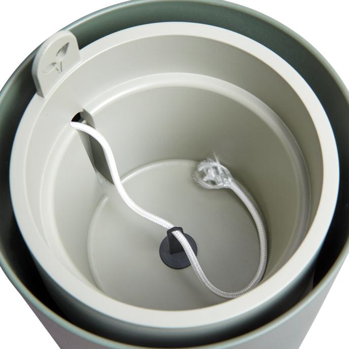 Maceta autoriego aromáticas Bouncy Basil Elho Verde