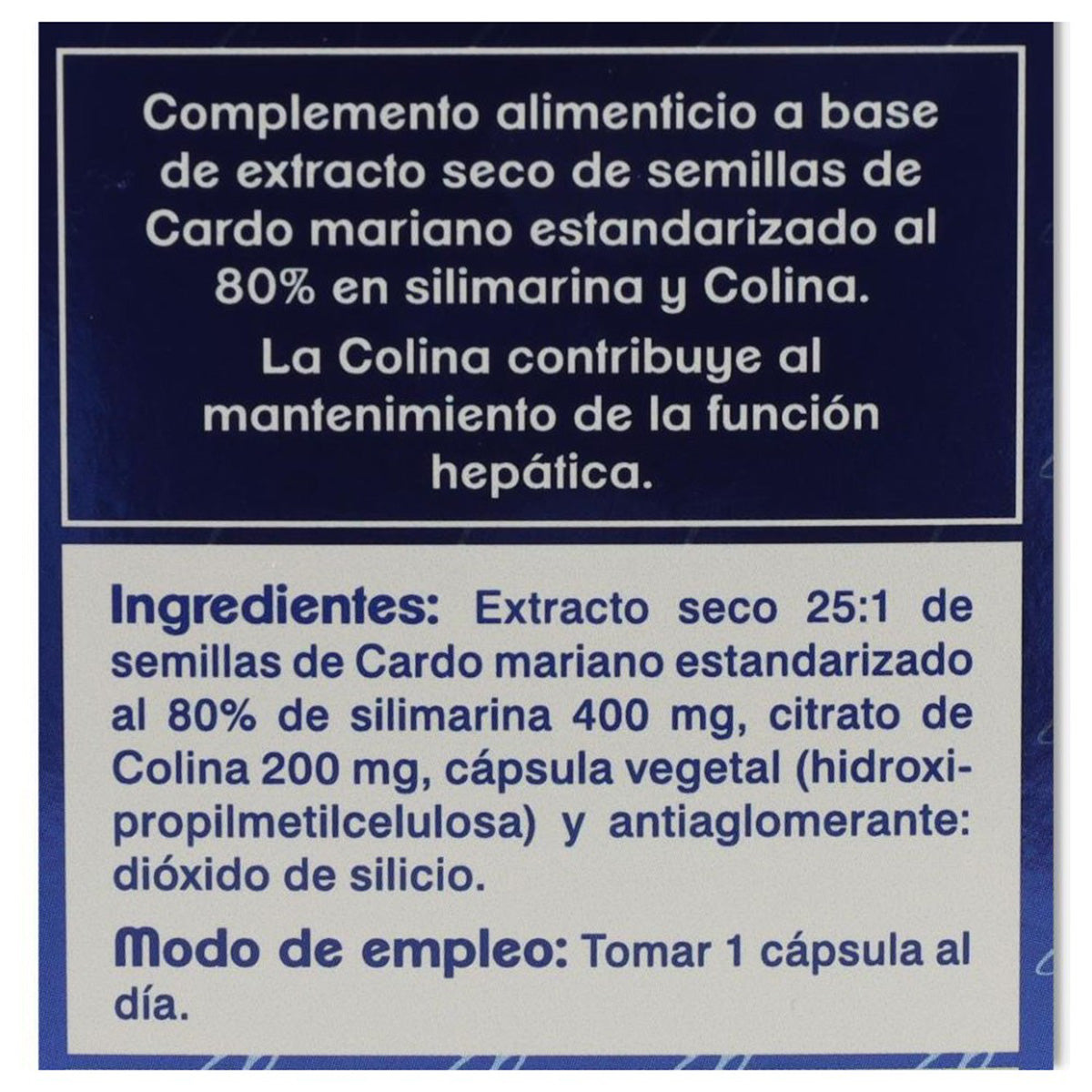 Cardo Mariano formato ahorro, Tongil, 80 cápsulas