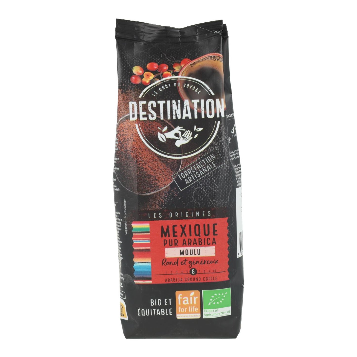 Café molido Méjico Chiapas 100% arábica BIO Destination 250 g