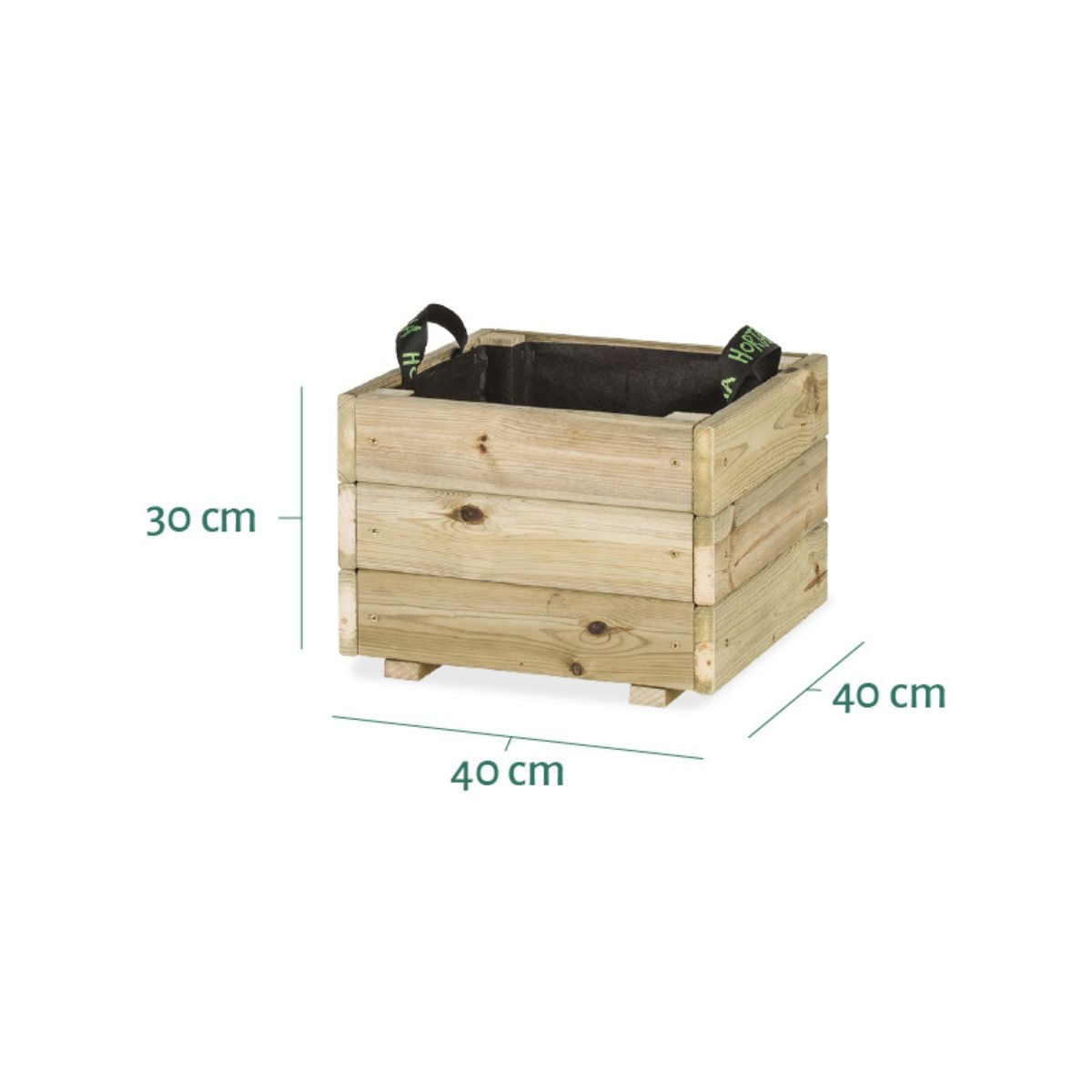 Jardinera de madera Pun Hortalia