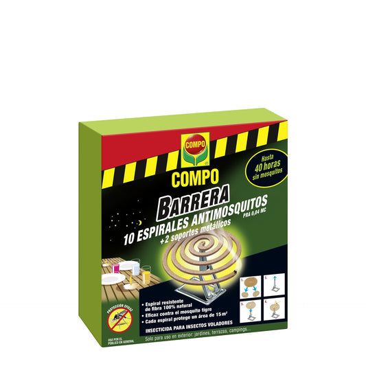 Compo Barrera Espiral antimosquitos 10 ud