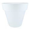 Maceta tes color blanco D 22 x 20 cm