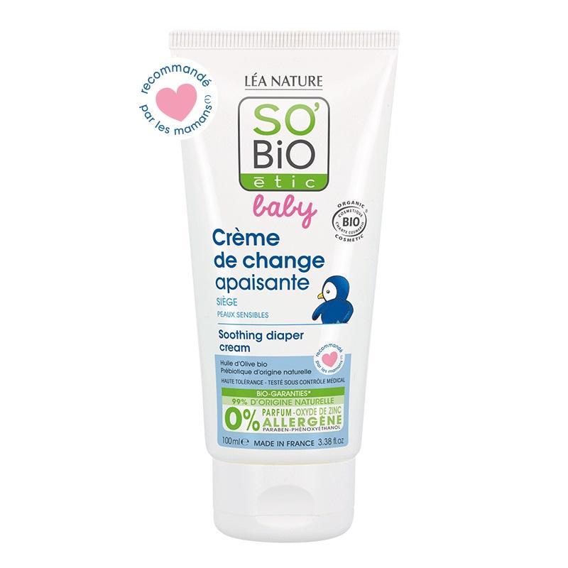 Crema pañal calmante bebé So'Bio étic 100 ml