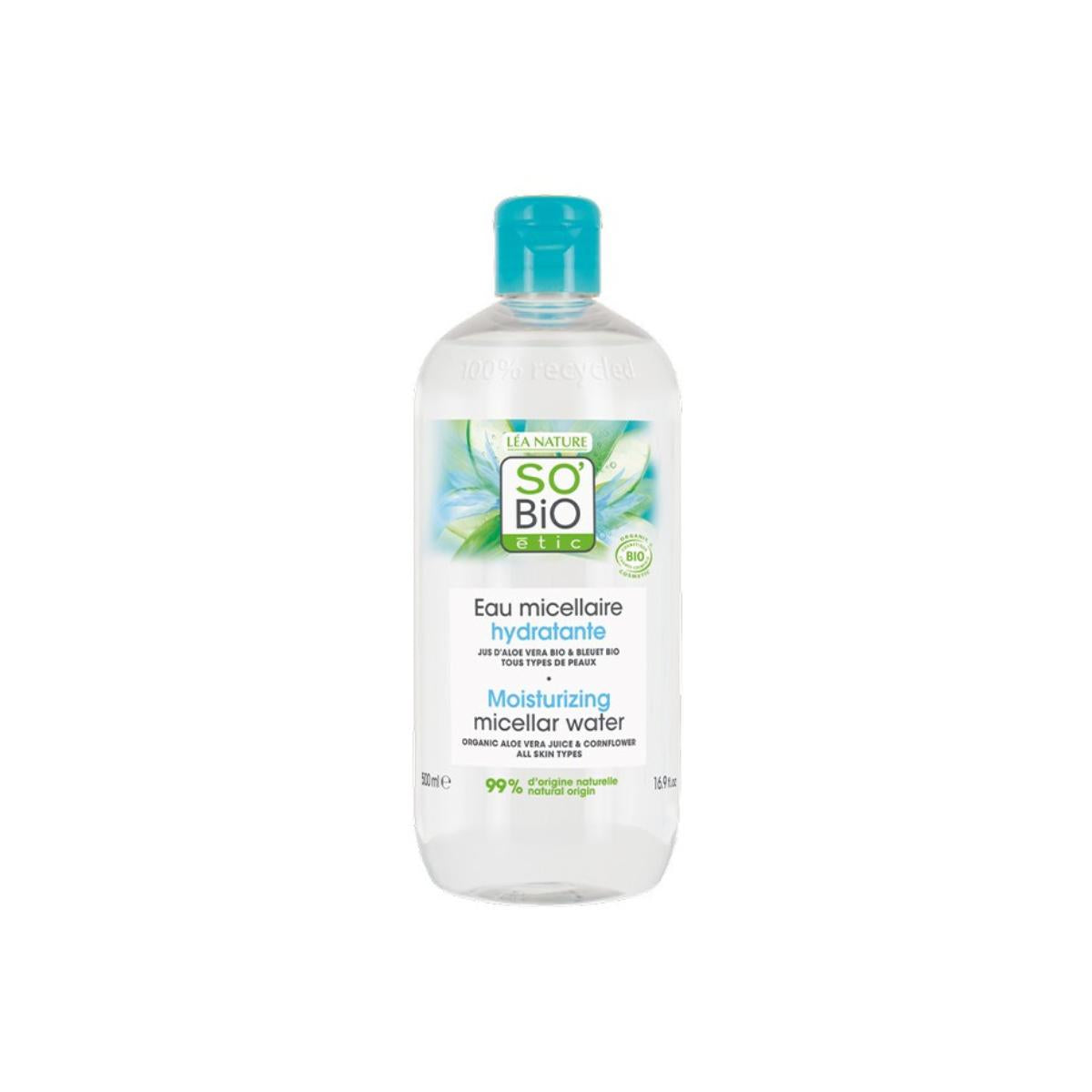 Agua micelar hidratante aloe vera BIO So'Bio étic 500 ml