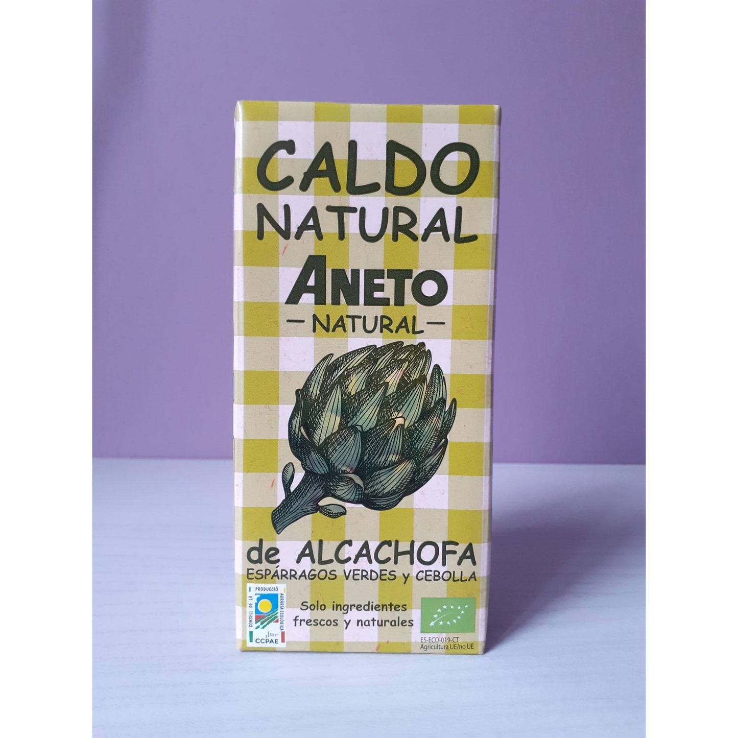 Caldo natural Aneto de alcachofa ECO Bipack 330ml