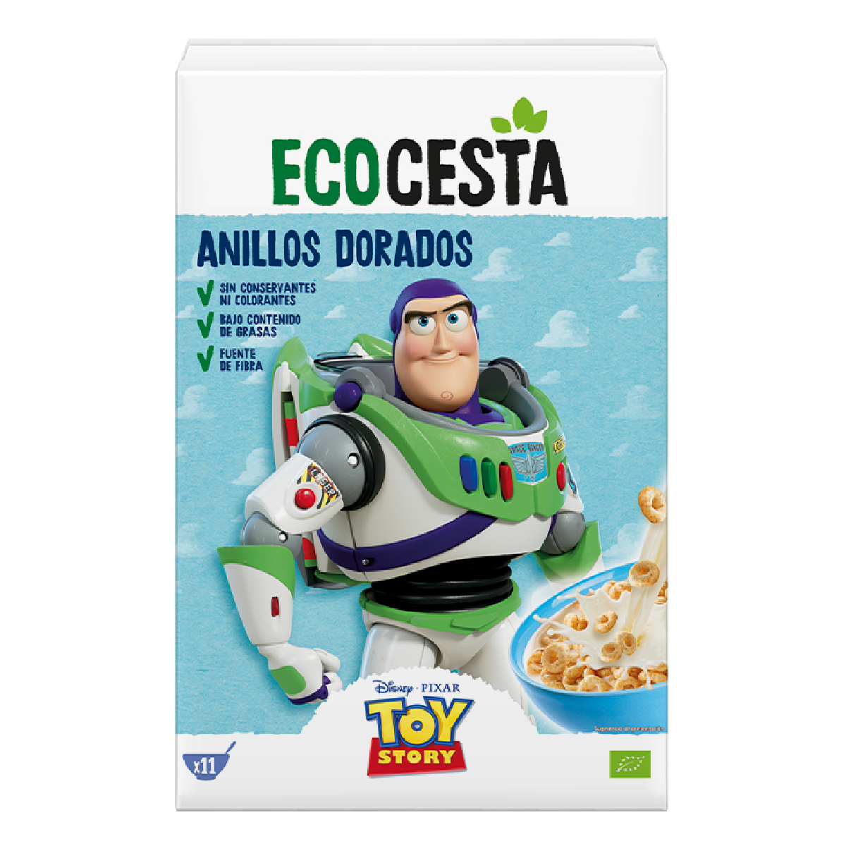 Cereales desayuno Anillos Dorados BIO edición Disney Ecocesta 330 g