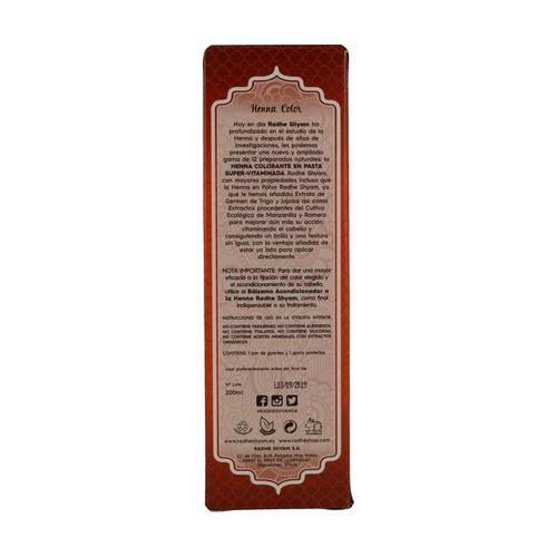 Tinte Henna pasta cobre natural Radhe Shyam 200 ml