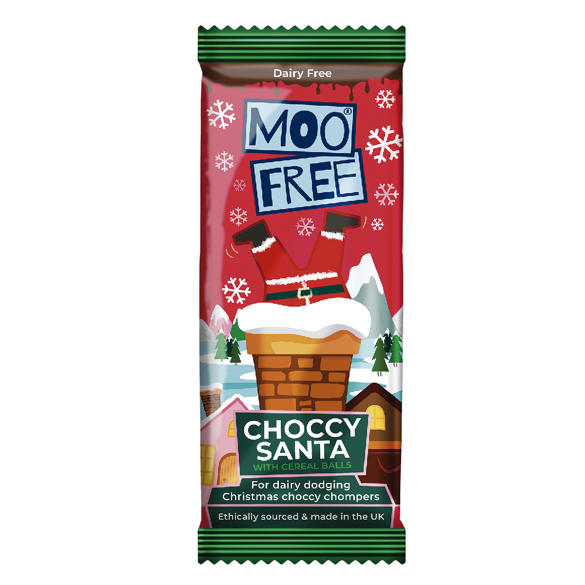 Papá Noel de Chocolate Sin Gluten BIO Moo Free 30 g