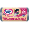 Bolsas basura Fijación Elástica 30L Handy Bag 12 uds 100% recicladas