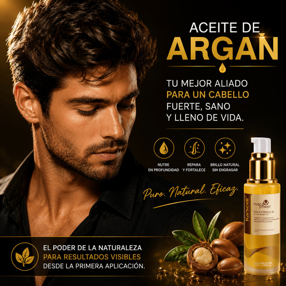 Sérum de Aceite de Argán Karseell 50 ml