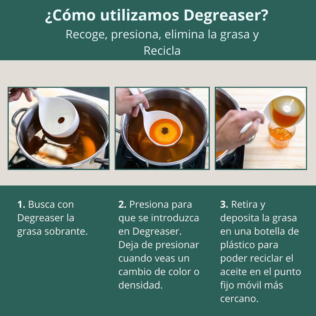 Cuchara desgrasadora Degreaser Bosque verde