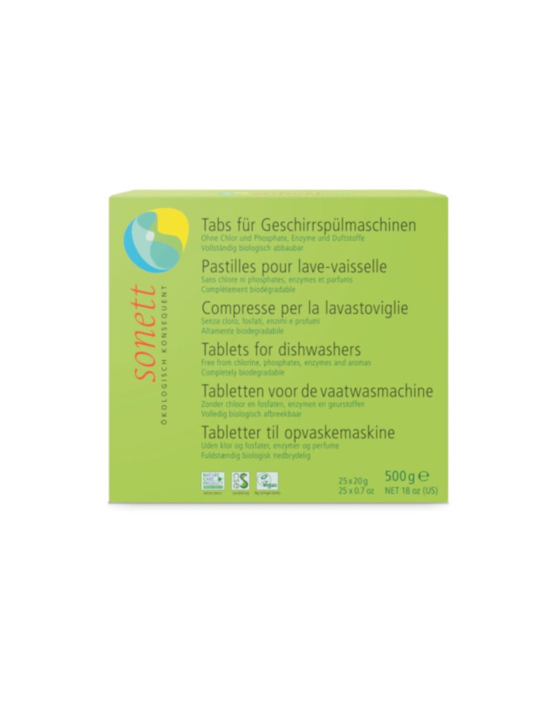 Lavavajillas Tabs Sonett 800 x 20g