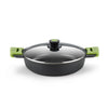 Cacerola baja ECO+ con tapa aluminio fundido Bra Prior 36 cm