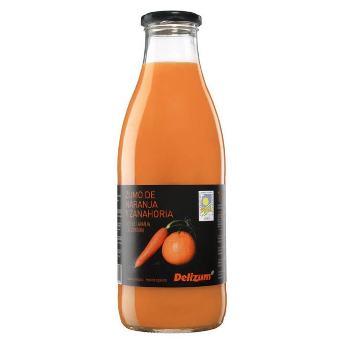 Zumo de Zanahoria y Naranja ecológico Delizum 1 Litro