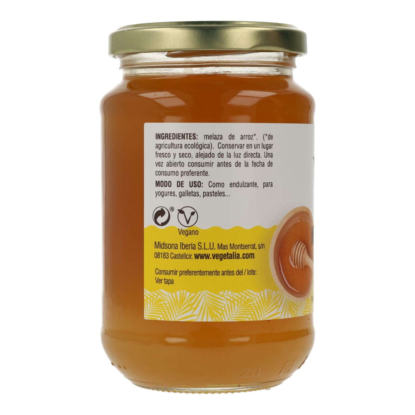 Melaza de Arroz Bio Vegetalia 460 g