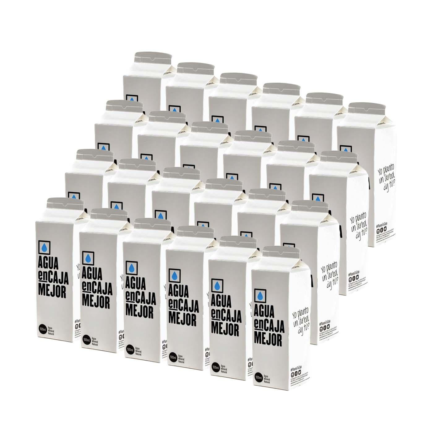 Pack Agua Mineral Natural en Caja Mejor 24 x 500 ml